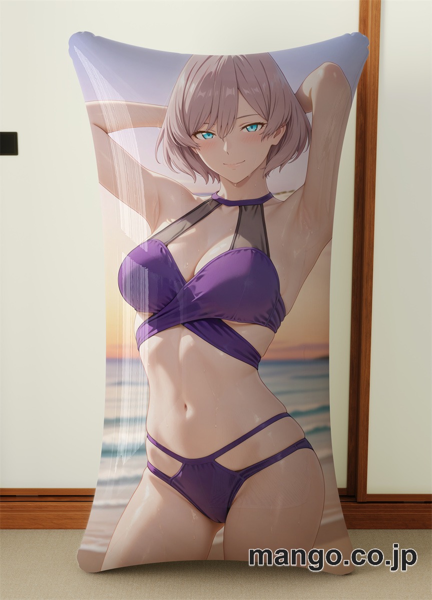 抱き枕カバー  オリジナル   アニメ  等身大 【ムジナ】極上の女体 小型クッション キャラクターグッズ PVC製 コレクション用 2