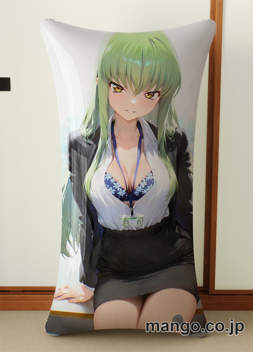 抱き枕カバー  オリジナル   アニメ  等身大 【コードギアス】C.C 小型クッション キャラクターグッズ PVC製 コレクション用