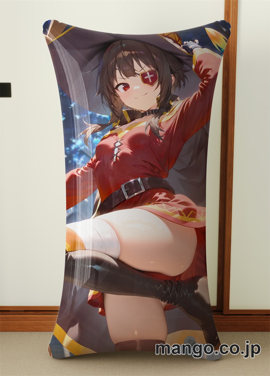 抱き枕カバー  オリジナル   アニメ  等身大 【このすば】めぐみん 小型クッション キャラクターグッズ PVC製 コレクション用