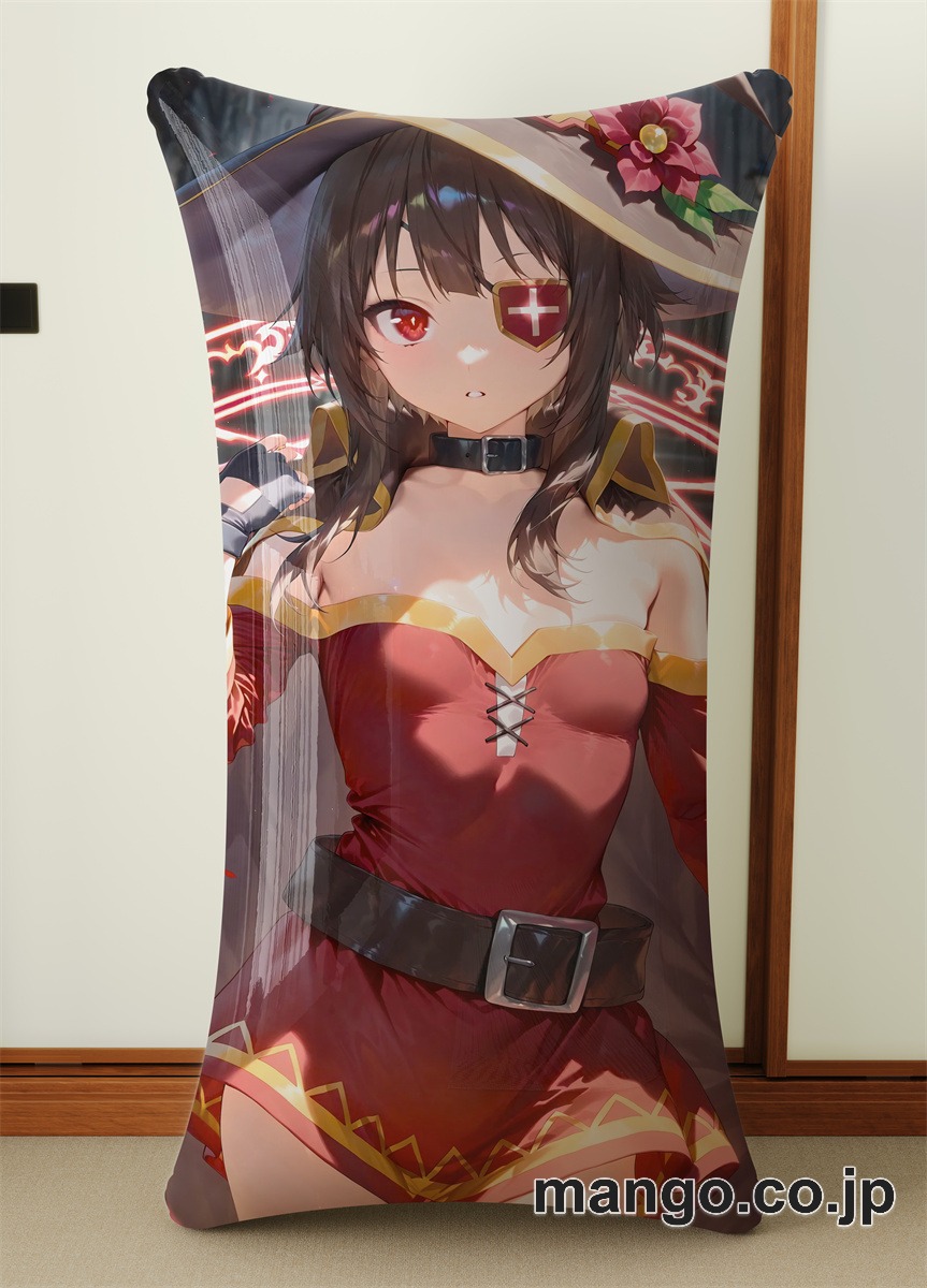 抱き枕カバー  オリジナル   アニメ  等身大 【このすば】めぐみん 小型クッション キャラクターグッズ PVC製 コレクション用 2