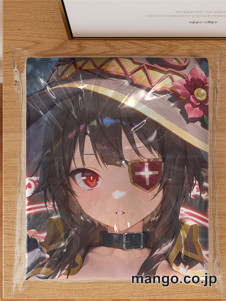 抱き枕カバー  オリジナル   アニメ  等身大 【このすば】めぐみん 小型クッション キャラクターグッズ PVC製 コレクション用 3