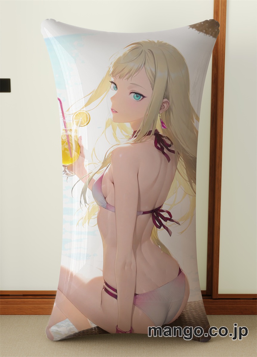 抱き枕カバー  オリジナル   アニメ  等身大 【閃光のハサウェイ】ギギ・アンダルシア 小型クッション キャラクターグッズ PVC製 コレクション用 2