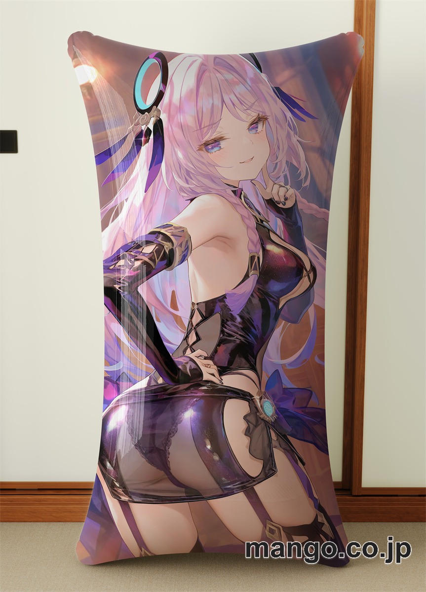 抱き枕カバー  オリジナル   アニメ  等身大 【原神】シトラリ 小型クッション キャラクターグッズ PVC製 コレクション用 2