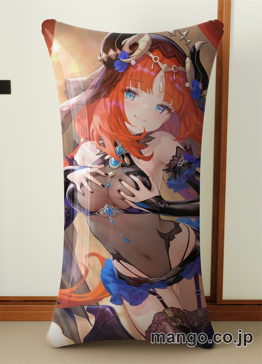 抱き枕カバー  オリジナル   アニメ  等身大 【原神】ニィロウ 小型クッション キャラクターグッズ PVC製 コレクション用 2