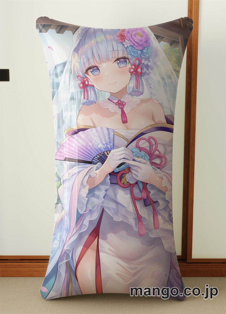 抱き枕カバー  オリジナル   アニメ  等身大 【原神】神里綾華 小型クッション キャラクターグッズ PVC製 コレクション用 2
