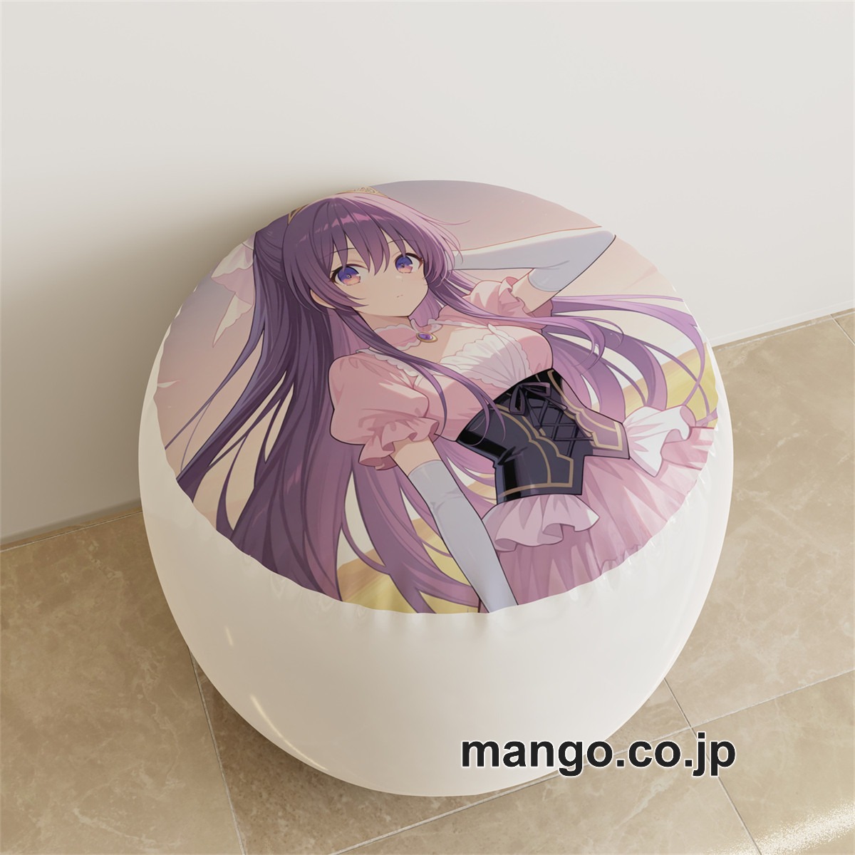 PVC ラウンドスツール【デート・ア・ライブ】夜刀神十香 アニメ キャラクターグッズ PVC製 ラウンドスツール コレクション用