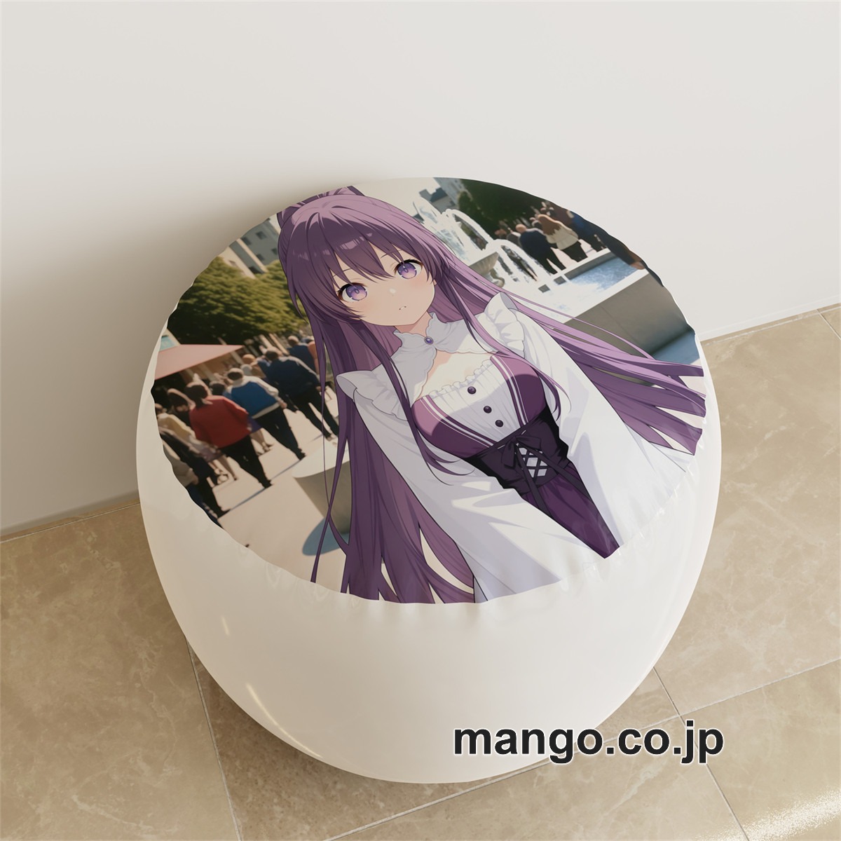 PVC ラウンドスツール【デート・ア・ライブ】夜刀神十香 アニメ キャラクターグッズ PVC製 ラウンドスツール コレクション用 2