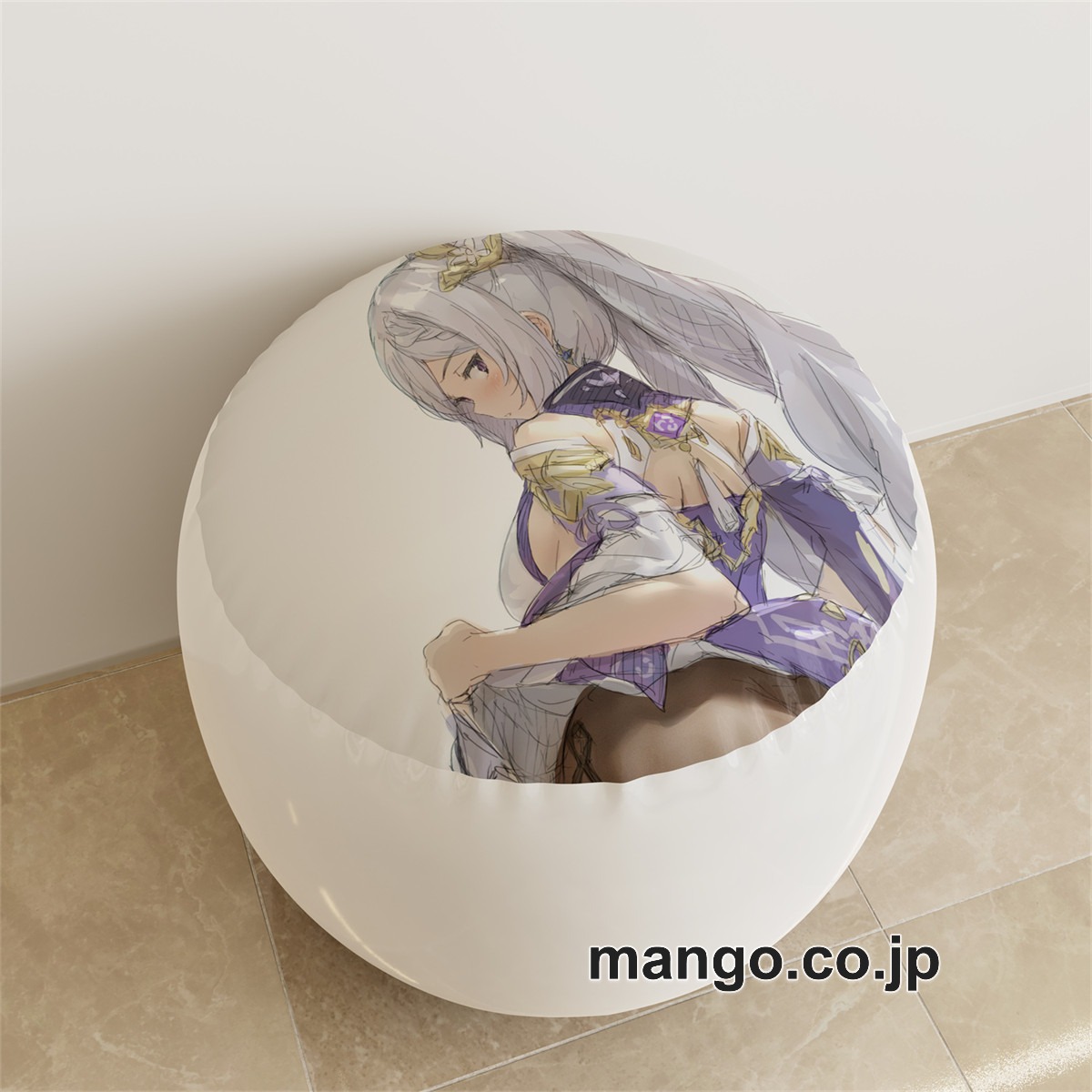 PVC ラウンドスツール【原神】刻晴 エウルア アニメ キャラクターグッズ PVC製 ラウンドスツール コレクション用