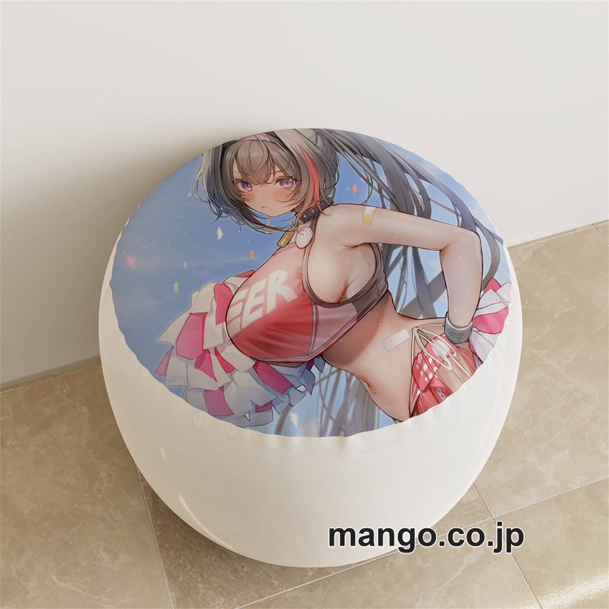 PVC ラウンドスツール【勝利の女神NIKKE】ベイ メアリー アニメ キャラクターグッズ PVC製 ラウンドスツール コレクション用