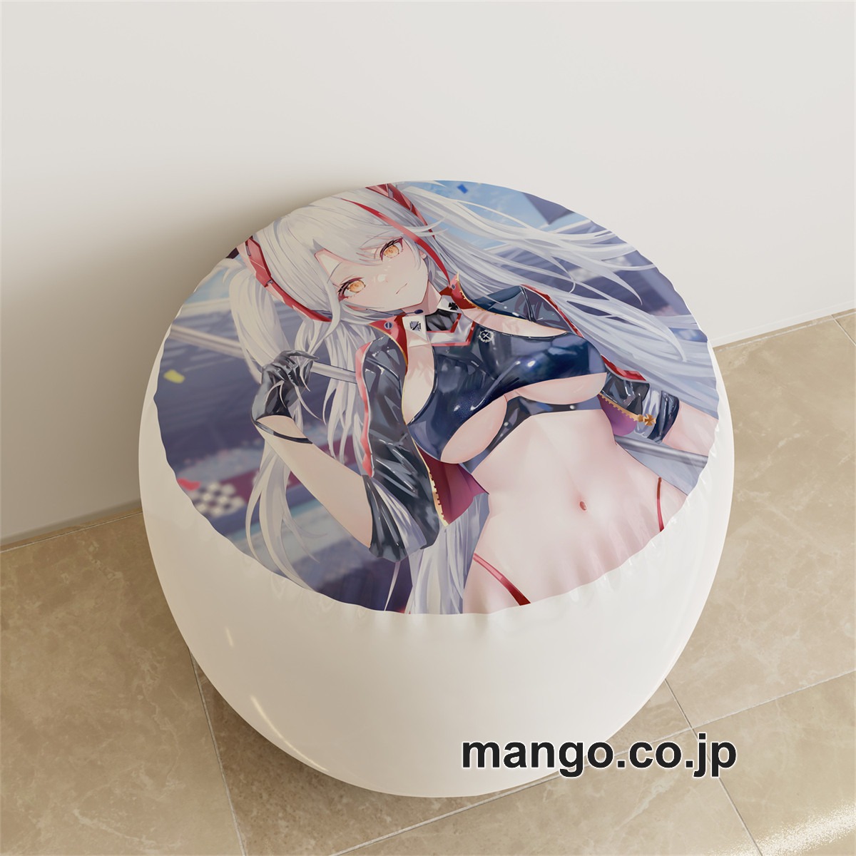 PVC ラウンドスツール【アズールレーン】ネプチューンプリンツ アニメ キャラクターグッズ PVC製 ラウンドスツール コレクション用 2