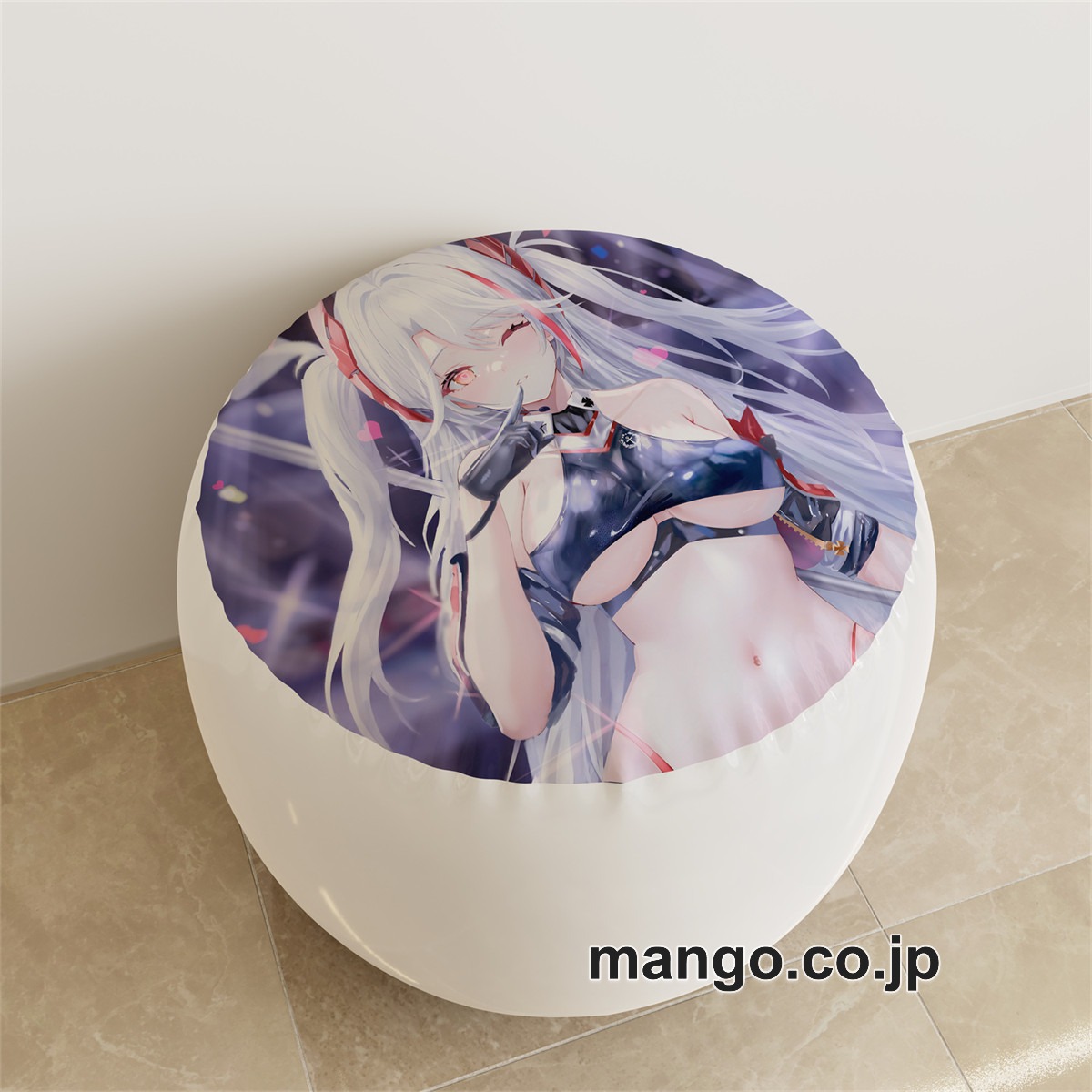 PVC ラウンドスツール【アズールレーン】プリンツ アニメ キャラクターグッズ PVC製 ラウンドスツール コレクション用 2
