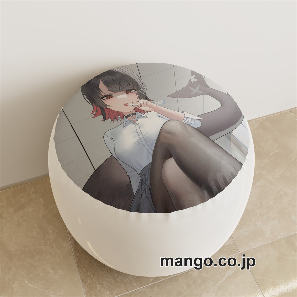 PVC ラウンドスツール【ゼンゼロ】エレン・ジョー アニメ キャラクターグッズ PVC製 ラウンドスツール コレクション用